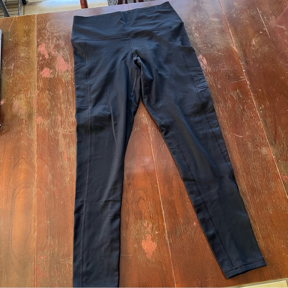 Aerie fleece-lined leggings w/ pockets - Women’s Size L